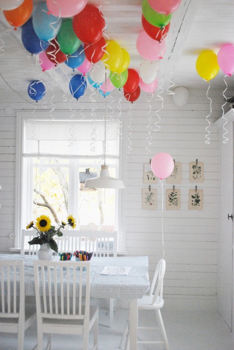 GLOBOS PARA UNA FIESTA